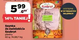 Netto Szynka ze świniobicia Szubryt oferta