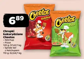 Netto Chrupki spirals ser z ketchupem Cheetos oferta