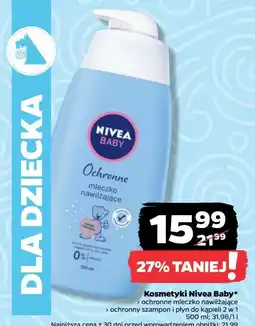 Netto Szampon i płyn do kąpieli 2w1 Nivea Baby Ochronny oferta