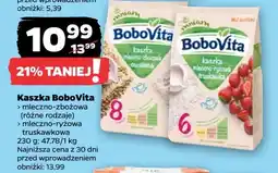 Netto Kaszka mleczno-ryżowa truskawkowa Bobovita oferta