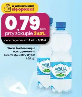 EMMA market Woda Źródiana Aqua Mw Dobry Wybór oferta