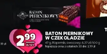 Stokrotka Batonik piernikowy w czekoladzie z nadzieniem owocowym Kopernik oferta