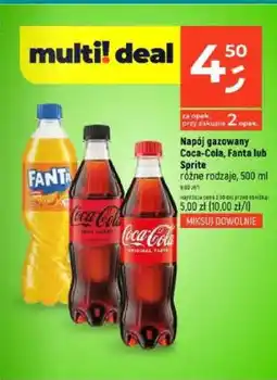 Dealz Napój gazowany Coca-Cola, Fanta lub Sprite oferta