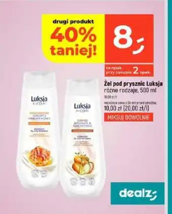 Dealz Żel pod prysznic Luksja oferta