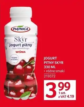 Selgros Piątnica Skyr jogurt pitny typu islandzkiego truskawka 330 ml oferta