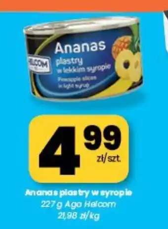 EMMA market Ananas plastry w syrople Aga Helcom oferta