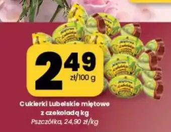 EMMA market Cukierki Lubelskie miętowe z czekoladą Pszczółka oferta