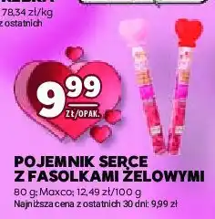 Stokrotka Pojemnik serce z fasolkami żelowymi Maxco oferta