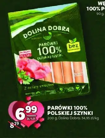 Stokrotka Parówki 100 % z szynki Dolina dobra oferta