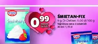 Stokrotka Śmietan-fix Dr. oetker oferta