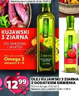 Stokrotka Olej z lnem oraz pestakami dyni Kujawski 3 ziarna Kujawski kruszwica oferta