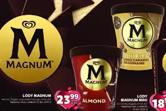 Stokrotka Lód gold caramel billionaire Algida magnum double oferta