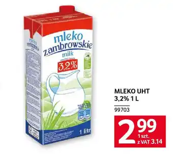 Selgros Mleko uht 3,2% oferta