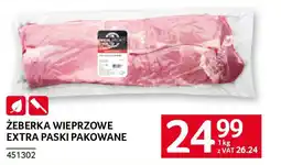 Selgros Żeberka wieprzowe extra paski pakowane oferta