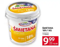 Selgros Śmietana 18% oferta