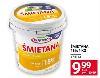 Selgros Śmietana 18% oferta