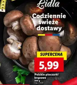 Lidl Polskie pieczarki brązowe oferta