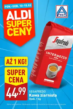 ALDI SEGAFREDO Kawa ziarnista oferta