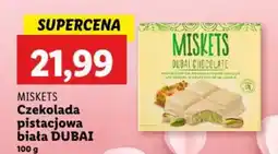 Lidl Miskets czekolada pistacjowa biała dubai oferta