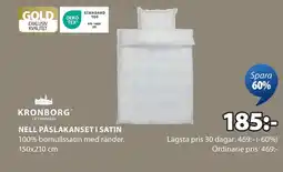 JYSK NELL PÅSLAKANSET I SATIN oferta