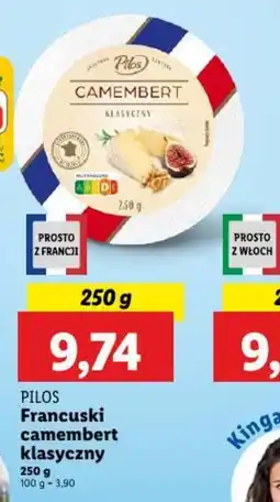 Lidl Pilos francuski camembert klasyczny oferta