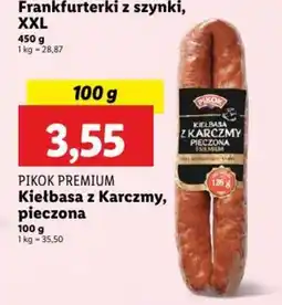 Lidl Pikok premium kiełbasa z karczmy, pieczona oferta