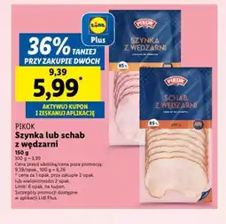 Lidl Pikok szynka lub schab z wędzarni oferta