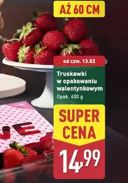 ALDI Truskawki w opakowaniu walentynkowym oferta