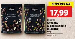 Lidl Deluxe orzechy w czekoladzie mlecznej oferta