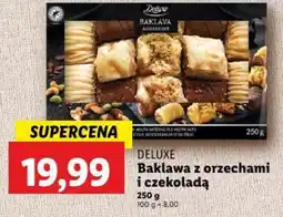 Lidl Deluxe baklawa z orzechami i czekoladą oferta