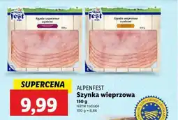 Lidl Alpenfest szynka wieprzowa oferta