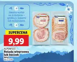 Lidl Alpenfest rolada wieprzowa lub boczek oferta