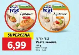 Lidl Alpenfest pasta serowa oferta