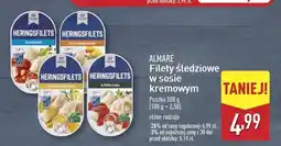 ALDI Filety śledziowe w kremie curry-ananas Almare Seafood oferta