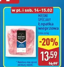 ALDI Łopatka wieprzowa Mięsne Specjały Zawsze Świeże (Aldi) oferta