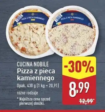 ALDI Pizza z kamiennego pieca 5 serów Cucina nobile oferta