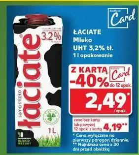 Kaufland Mleko 3.2% Łaciate oferta