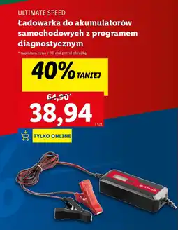 Lidl Ultimate speed ładowarka do akumulatorów samochodowych oferta