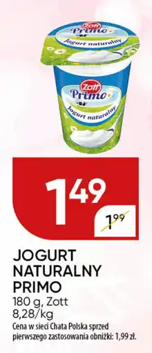 Chata Polska JOGURT NATURALNY PRIMO oferta