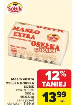 Carrefour Masło Sobik oferta