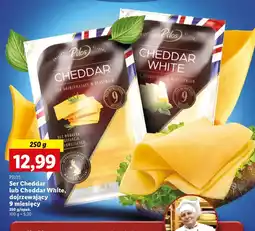 Lidl Ser cheddar white Pilos oferta