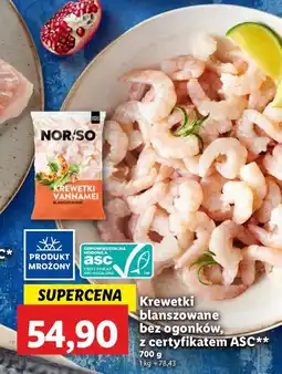 Lidl Krewetki vannamei blanszowane Norso oferta