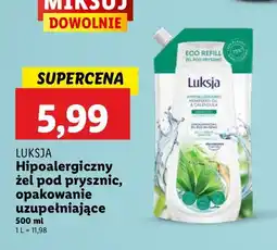 Lidl Mydło w płynie hempseed oil & calendula Luksja oferta