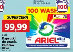 Lidl Kapsułki do prania kolorów Ariel All In 1 oferta