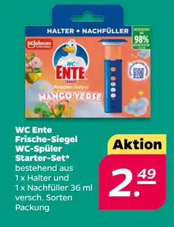 Netto WC Ente Frische-Siegel WC-Spüler Starter-Set oferta