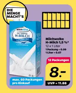 Netto Milchwolke H-Milch 1,5 % oferta