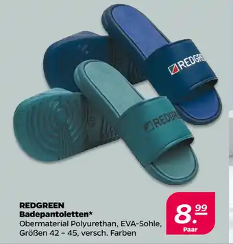 Netto REDGREEN Badepantoletten oferta