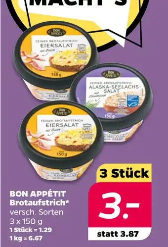 Netto BON APPÉTIT Brotaufstrich oferta