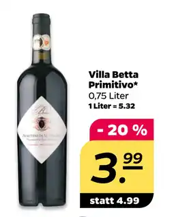 Netto Villa Betta Primitivo oferta