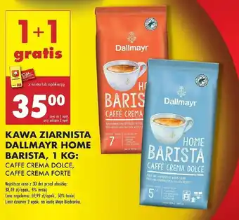 Biedronka Kawa Dallmayr home barista caffe crema forte oferta